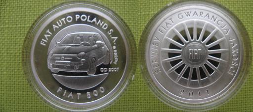 Fiat 500 srebro