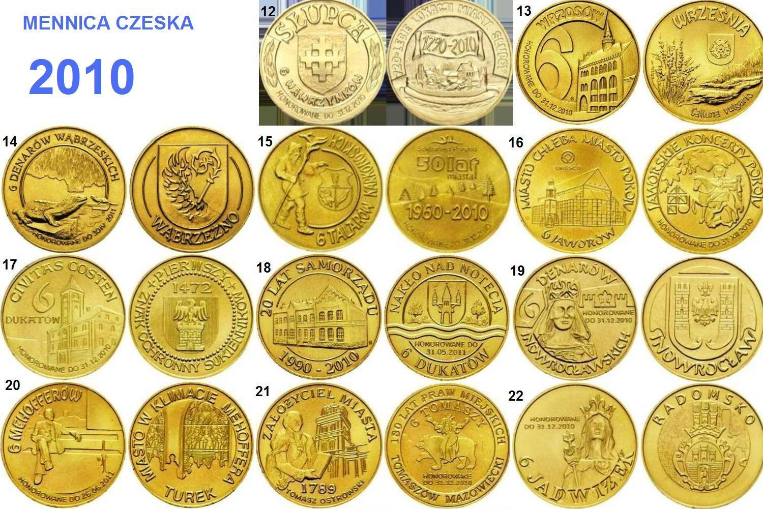 Mennica Czeska 2010