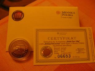 Certyfikat Fiat 126p
